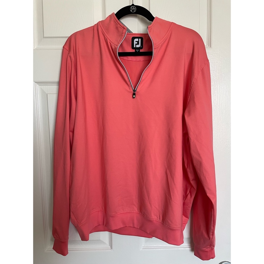 Coral Golf Quarter Zip